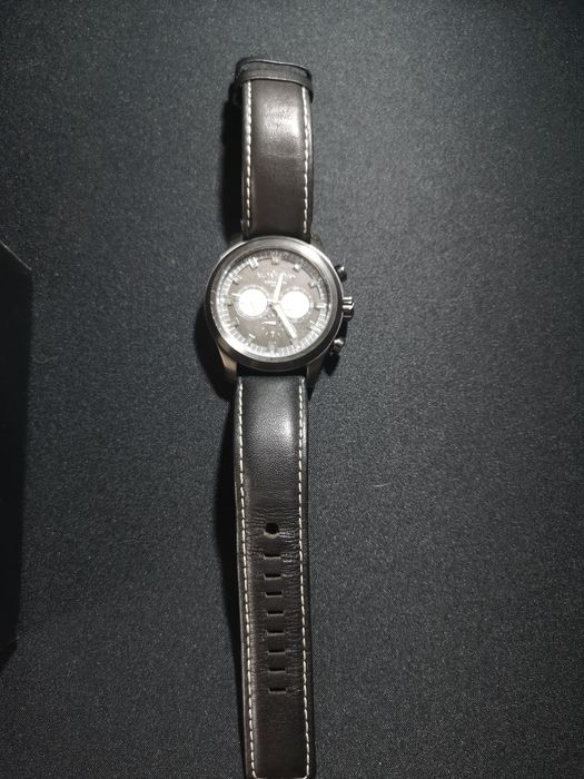 Relógio albatross pele preto