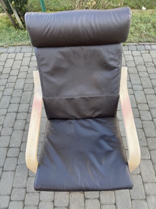 Крісло качалка Ikea крісло гойдалка шкіряне