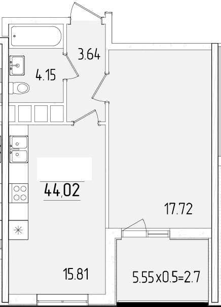Срочно! 1 комн с балконом 67 Жемчужина Краснова Кадорр Сити/ Kadorr