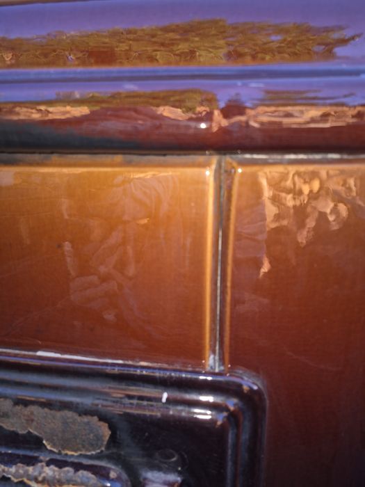 Piecyk kaflowy grzewczy.