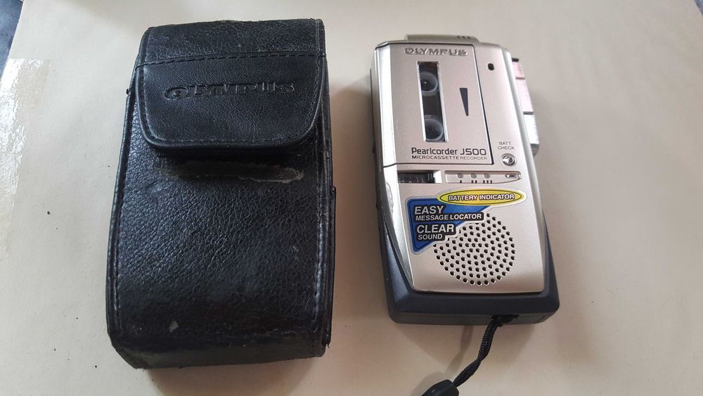 Диктофон на микро кассетах Olympus Pearlkorder j 500.