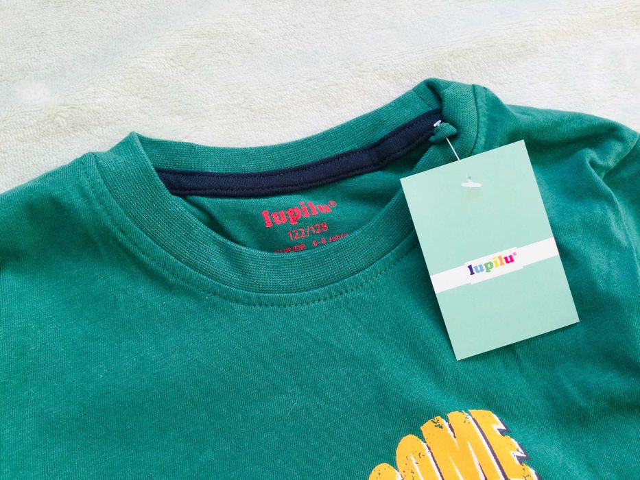 122-128 зріст Lupilu! Новорічна трикотажна піжама з 100% бавовна Грінч