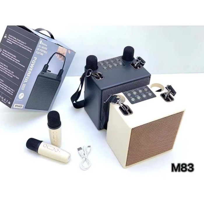 Мощная колонка Marshall M83 (40 ват)+ 2 микрофона | портативная блютуз