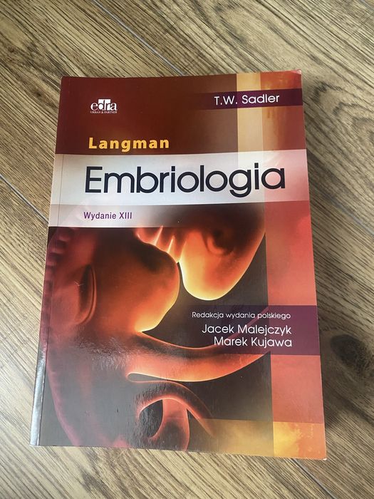Embriologia Langman, wydanie XIII, książka w stanie doskonałym