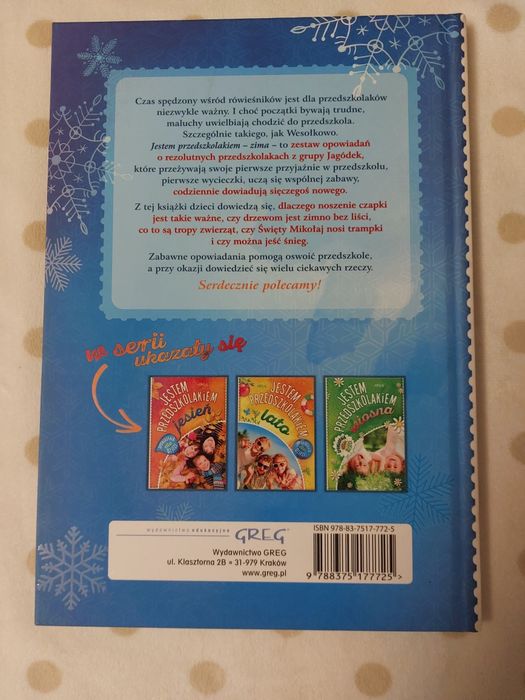 Nowa Jestem przedszkolakiem zima. Opowiadania dla dzieci