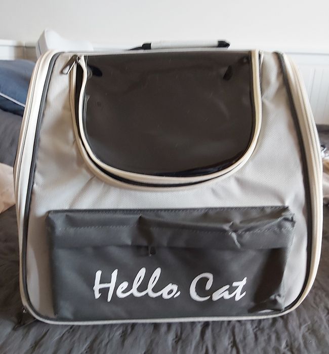 Mochila para transportar gato ou cão