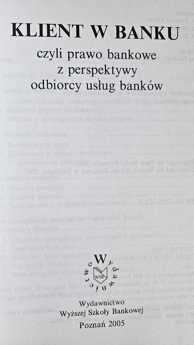 Klient w banku i kodeks pracy oddam za darmo
