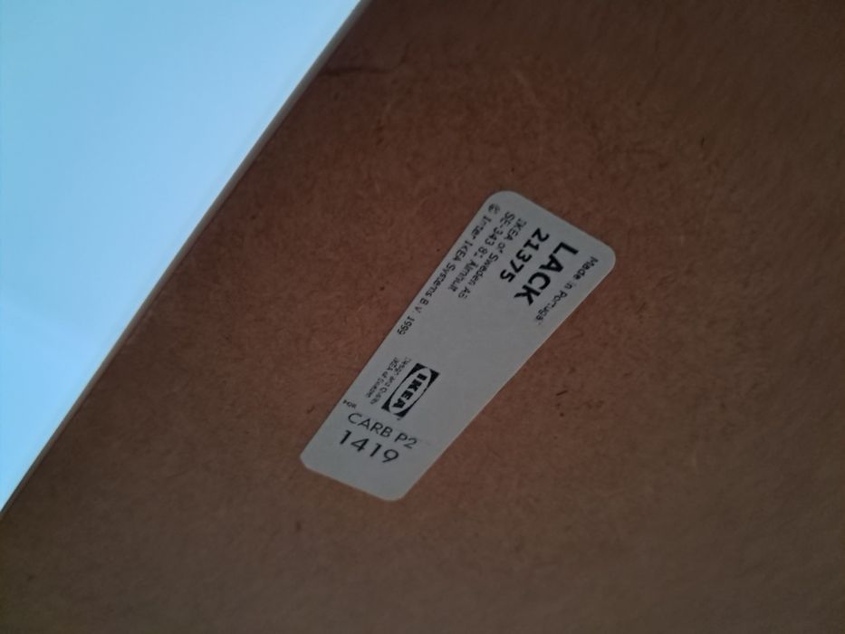 Mesa LACK IKEA Branca 90x55