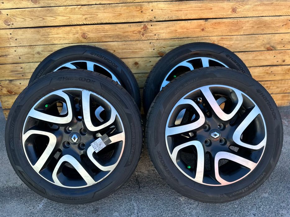 Диски R17 4/100 з літніми шинами 205/55/17 Hankook
