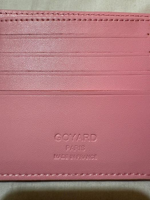 Carteira goyard rosa