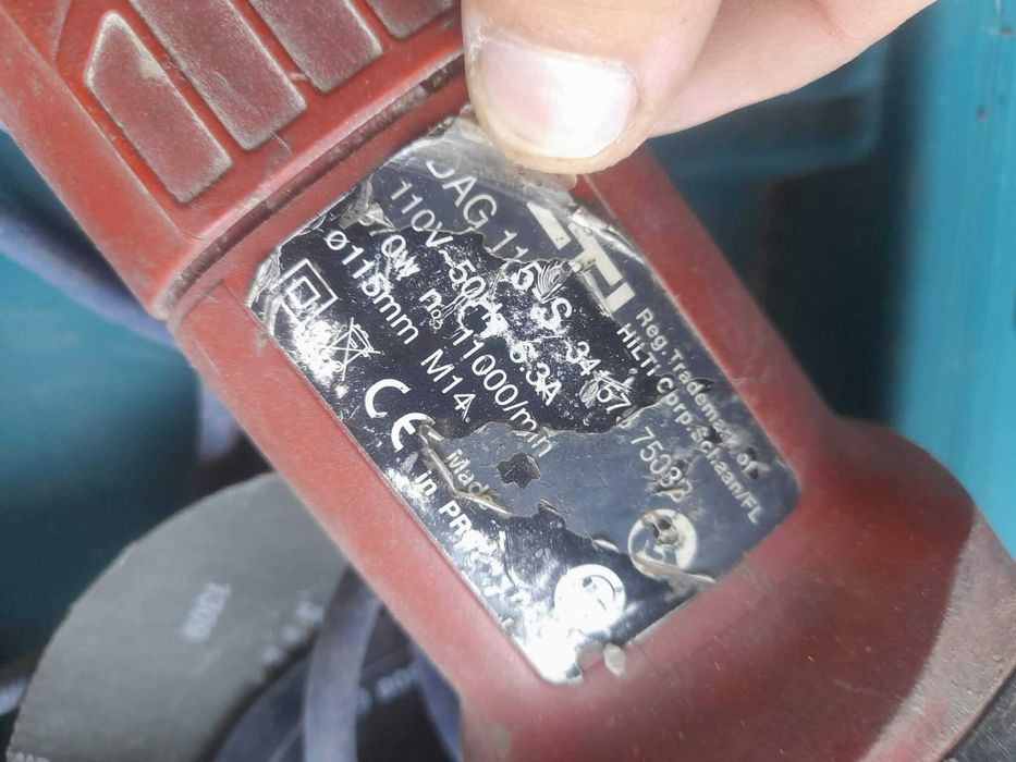 Hilti szlifierka kątowa 110gniazdko