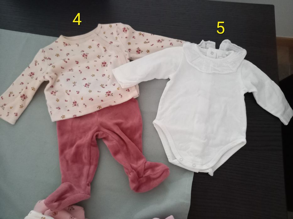 Roupa bebé menina 0-3 M nova e quase nova