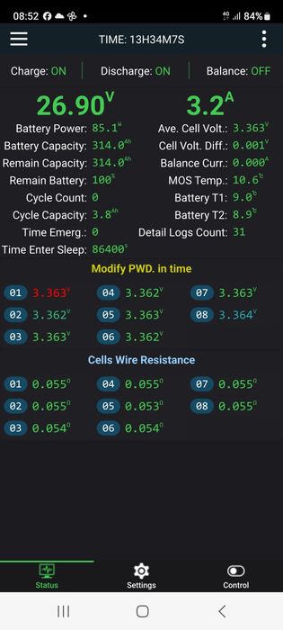 Акумуляторна збірка 24V. 280Ah LifePo4, акумулятори для інвертора.