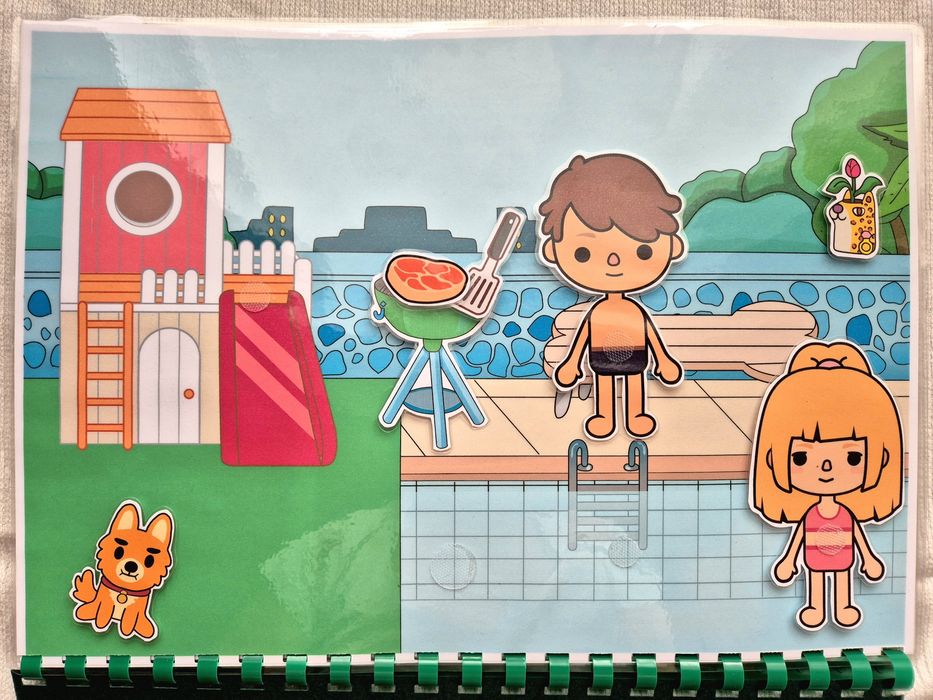 Książka gra na rzepach Toca Boca