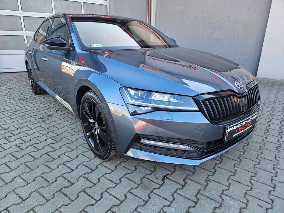 Skoda Superb SalonPL,bezwypadkowy,serwisowany,DSG,4x4,Sportline,VAT23,PIĘKNY!