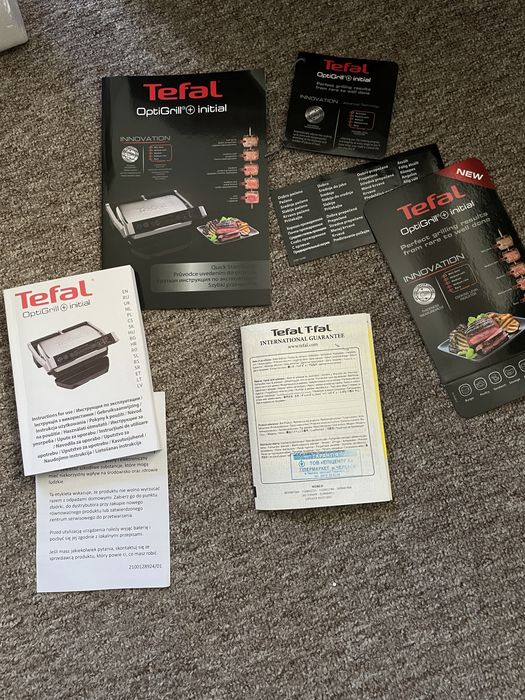 Гриль барбекю електричний Tefal Optigrill+ Initial GC706D34