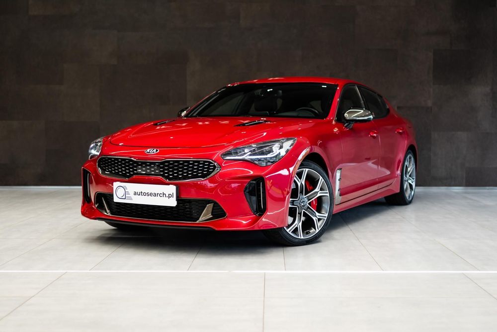 Kia Stinger GT, 3.3 T-GDI, V6, AWD, 366KM, Salon PL, Bezwypadkowy, Harman, HeadUp