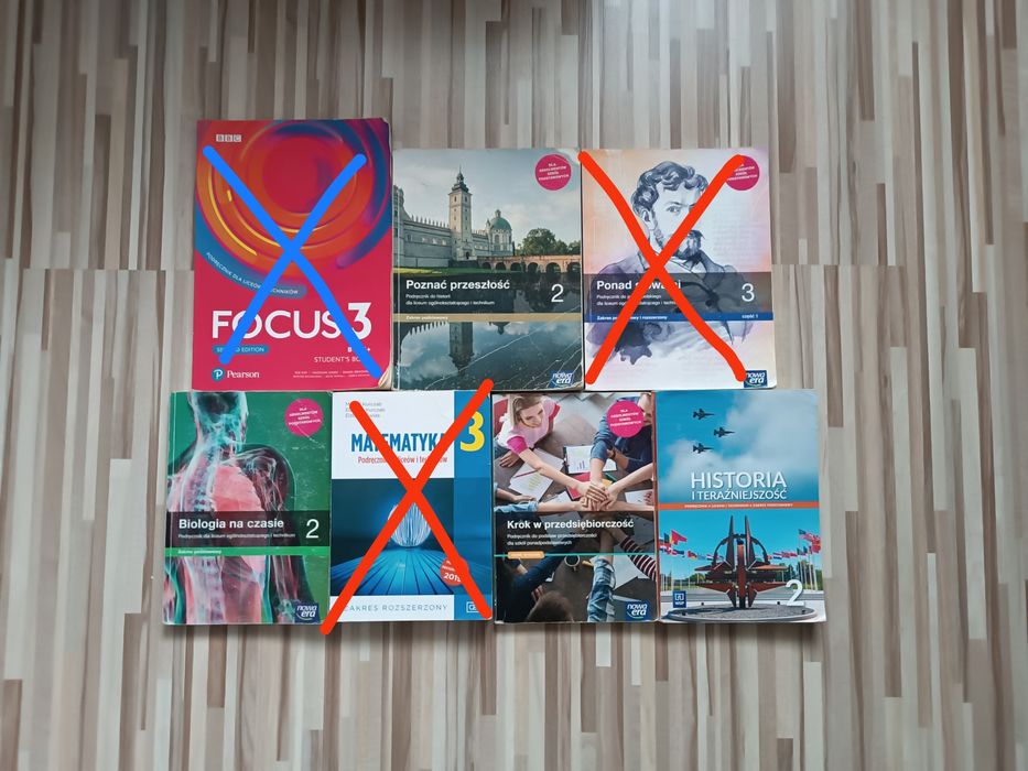 (PO 9zł) podręczniki do 2 i 3 klasy szkoły średniej