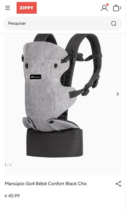 Marsúpio Go4 Bébé Confort Black Chic