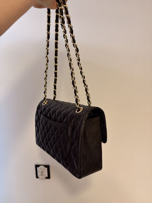 Chanel caviar skóra naturalna torebka
