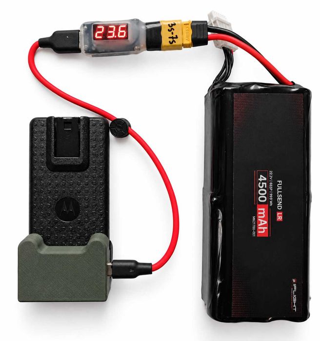 xt60 на USB від FPV батареї з тепловідведенням, герметична плата, вольтметр, 20w адаптер зарядка телефона