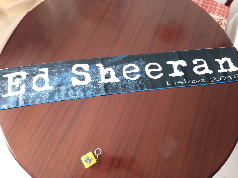 Cachecol concerto Lisboa 2019 Ed Sheeran