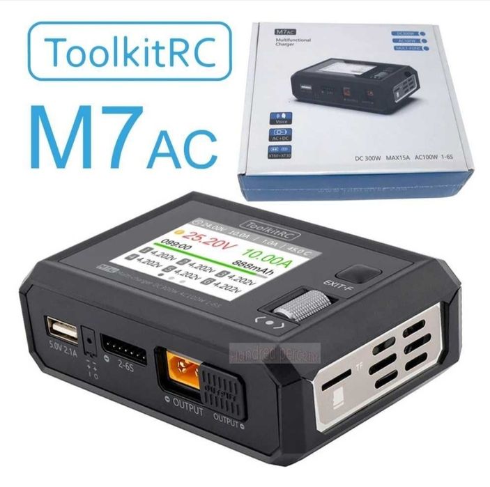 Зарядний пристрій, зарядное устройство ToolkitRC M7AC 300W/15A