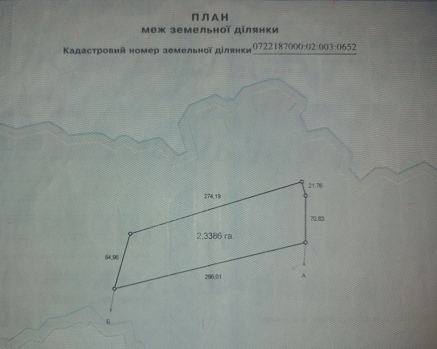 Земельна ділянка, комерція