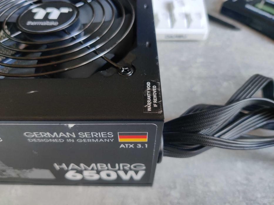 Thermaltake Hamburg 650W Блок живлення (ATX 3.1, перевірений)