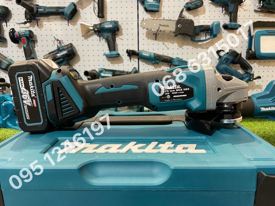 Набор акумуляторный Makita Шуруповерт DHP 489BL Болгарка DGA 511 36V