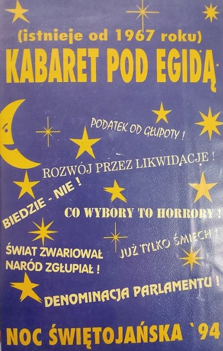 Kaseta Wideo Kabaret Pod Egidą