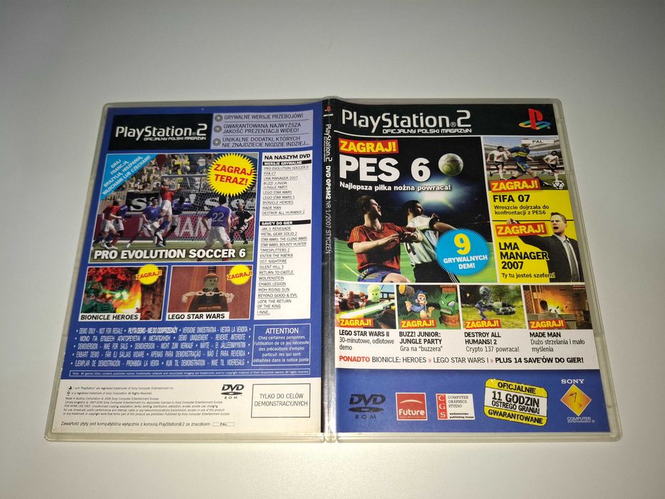 Playstation 2 DVD OPSM2 Nr 1/2007 Styczeń
