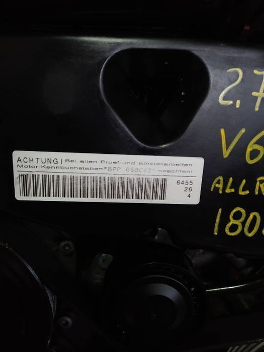 para peças Motor Audi A6 2.7TDI V6 180cv BPP 2.7 TDI quattro caixa