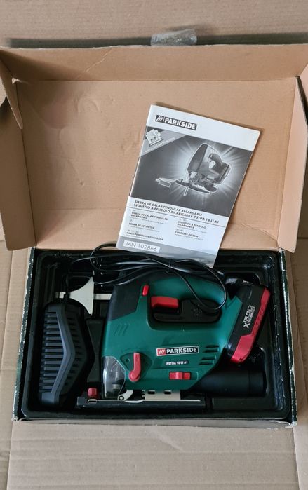 Serra tico tico Parkside bateria