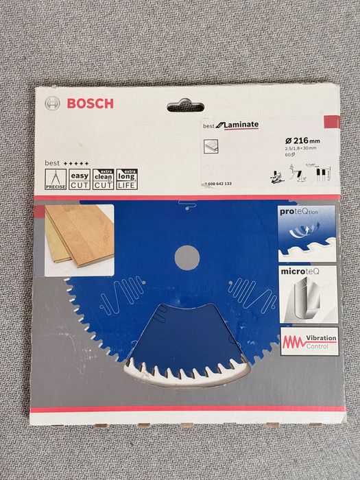Disco de serra Bosch para chão laminado 216mm
