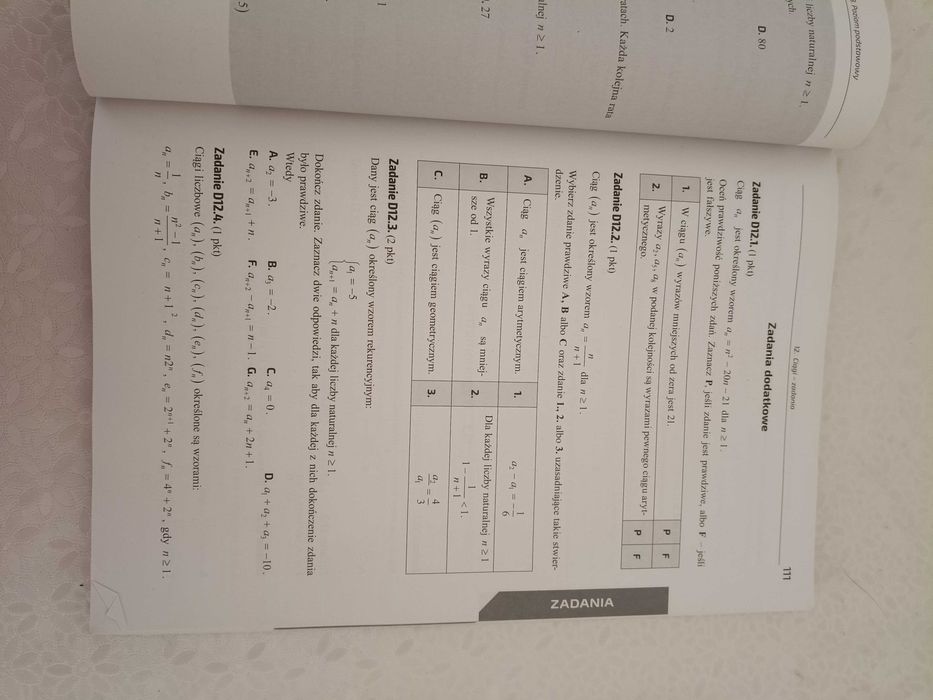 Zbiór zadań maturalnych z matematyki