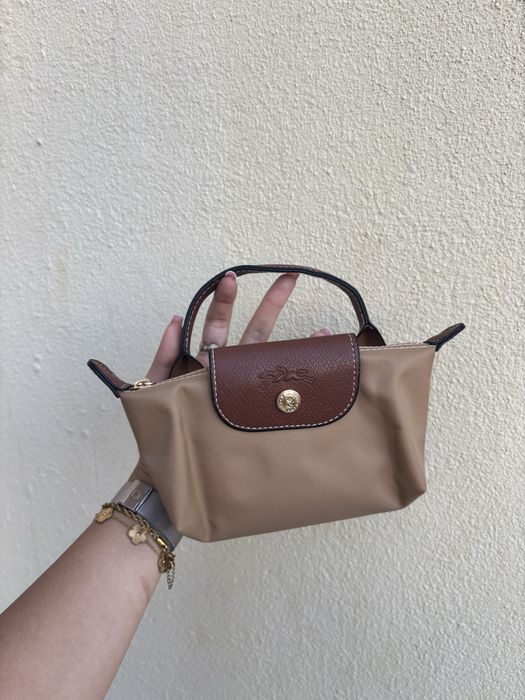 Mini longchamp camel