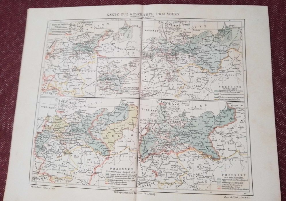 historyczna-mapa-prus-oryginalna-xix-w-krak-w-bie-czyce-olx-pl