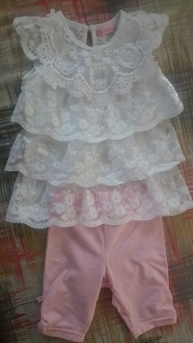 Гарний костюм Pink rabbit 8-12м