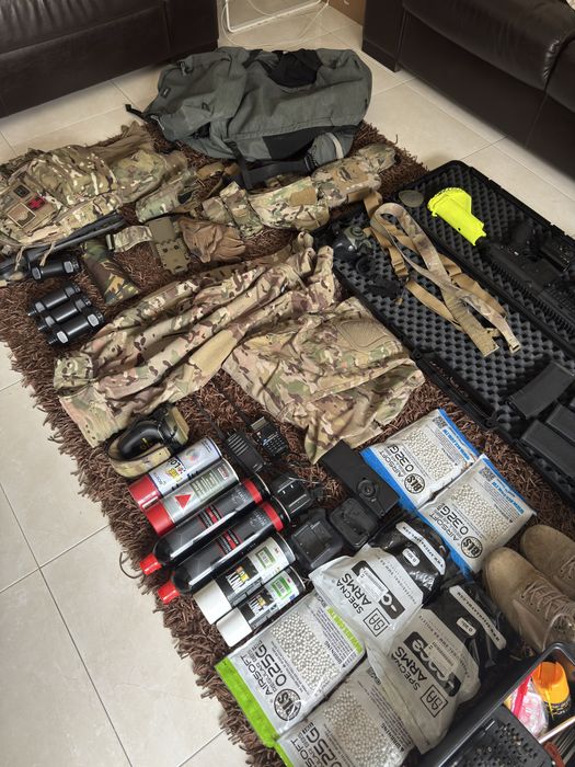 Equipamento Airsoft Completo (Excelente estado)
