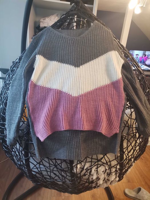 Sweter trzy kolory
