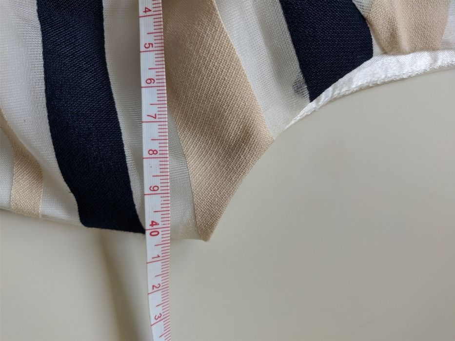 NOWA wizytowa imprezowa sukienka ROU w paski, r. 36