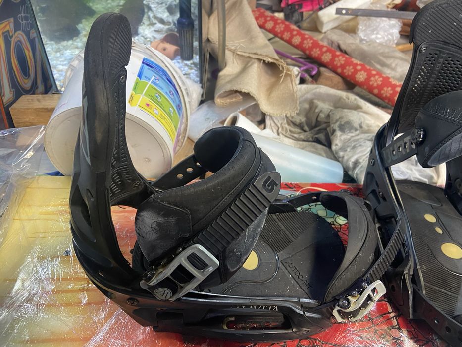 Prancha snowboard Burton Process com fixacoes