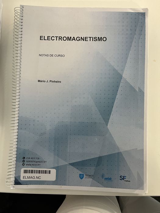 Sebenta Eletromagnetismo Mario J. Pinheiro