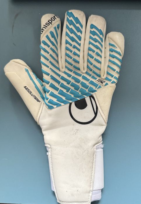 UHLSPORT Rękawice Bramkarskie Fangmaschine Cybertec Absolutgrip HN – rozmiar 7