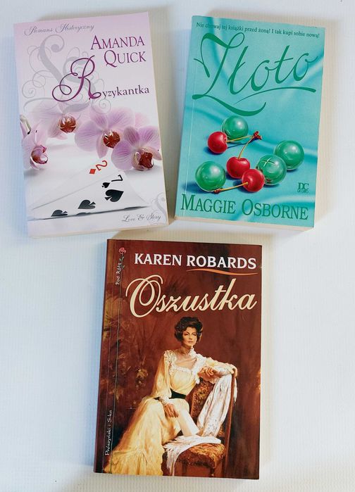Zestaw 3 książki romans miłość