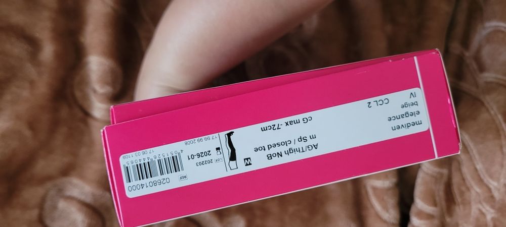 Pończochy uciskowe samonośne