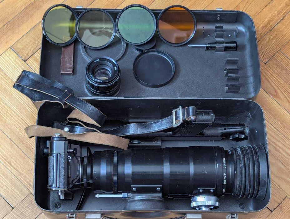 Фотоаппарат Зенит Зеніт ФС-12 фотоснайпер комплект Таир-3с + Гелиос