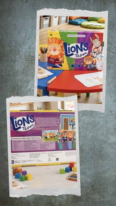 Lion's Team Tools – Angielski dla przedszkolaków WSiP / Zestaw plakatów i pomocy
