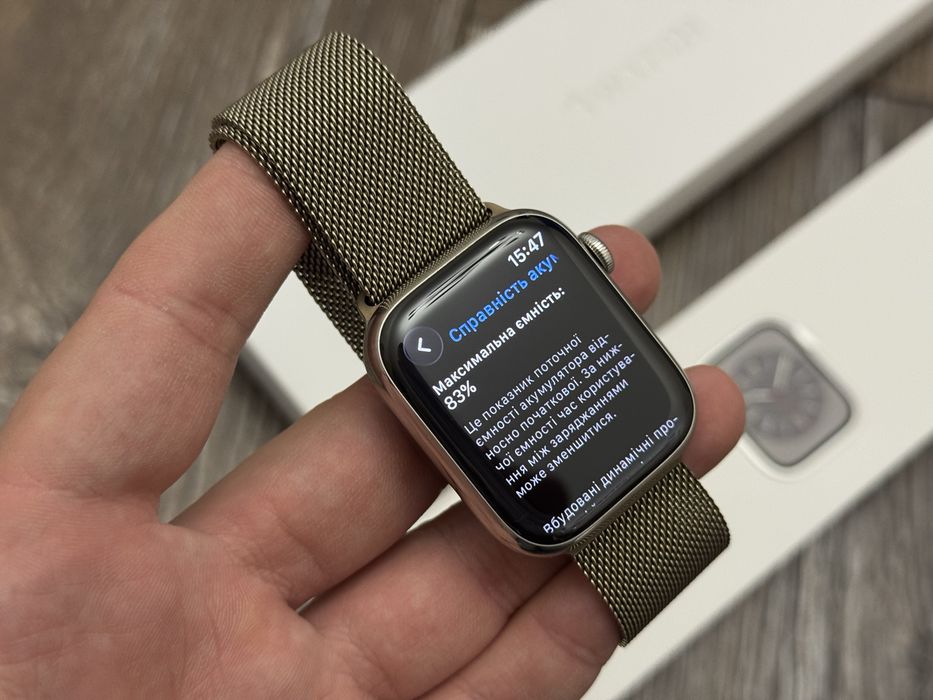 Apple Watch 8 45mm lte gps stainless steel